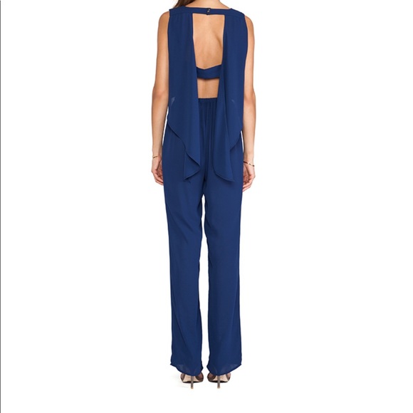 d.RA Navy Jumpsuit - Picture 3 of 4